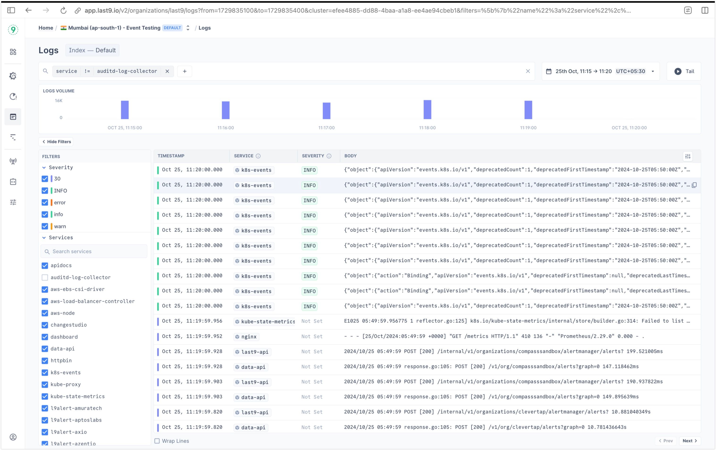 Logs Explorer