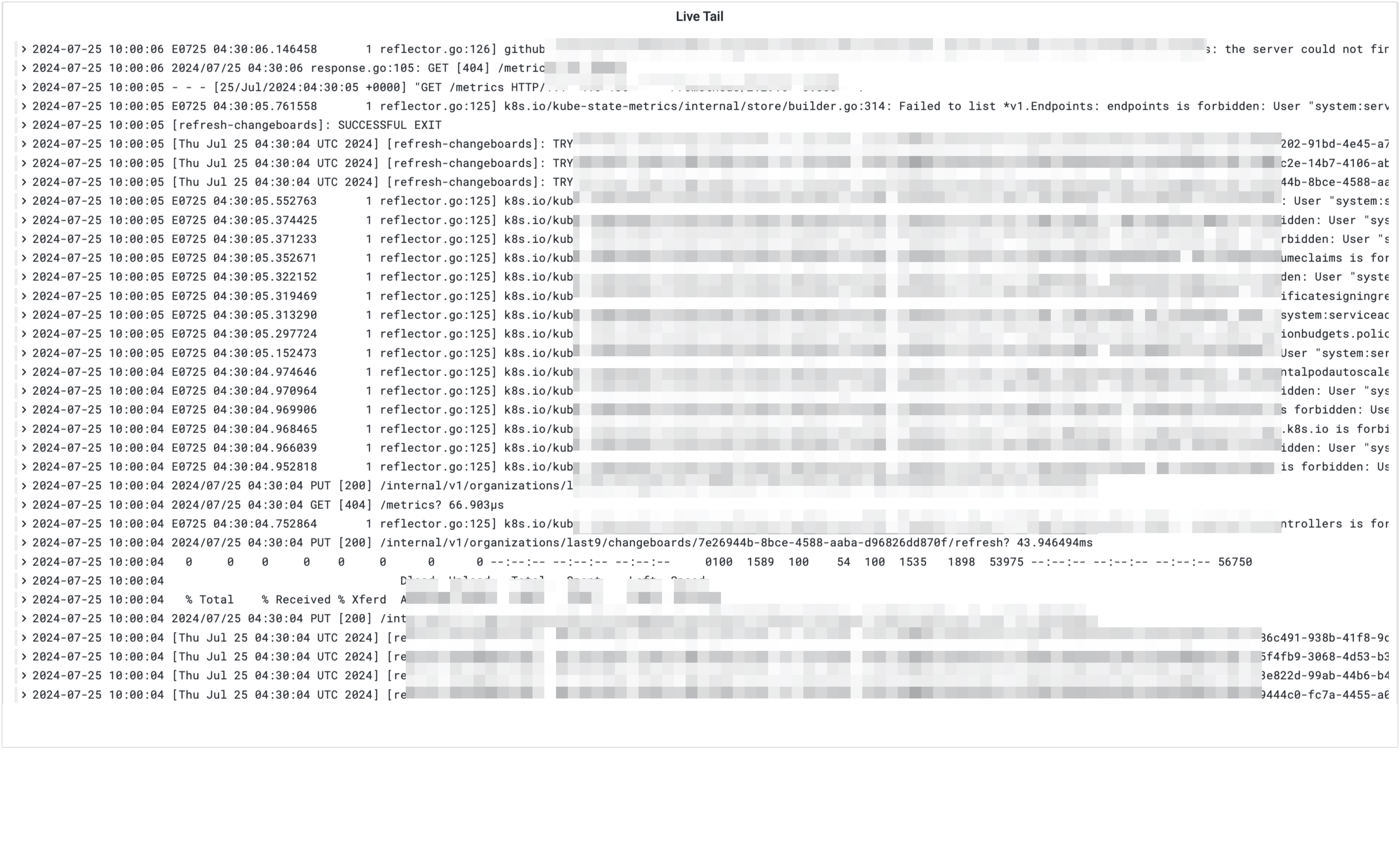 Logs in Levitate via Fluent Bit