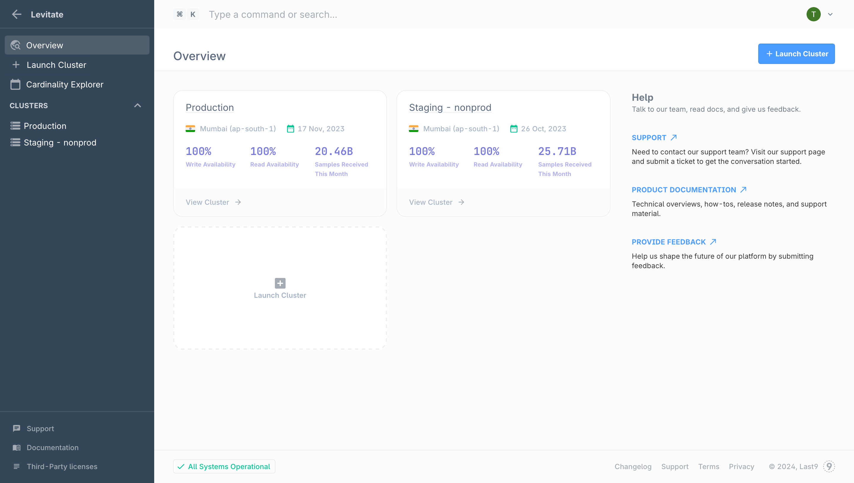 Cluster Usage